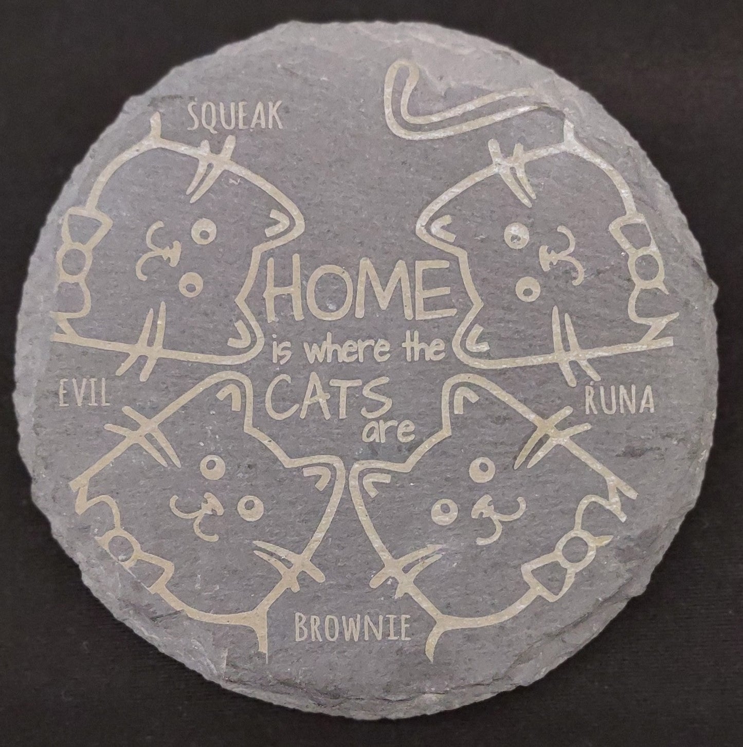 Pet Coasters, Slate