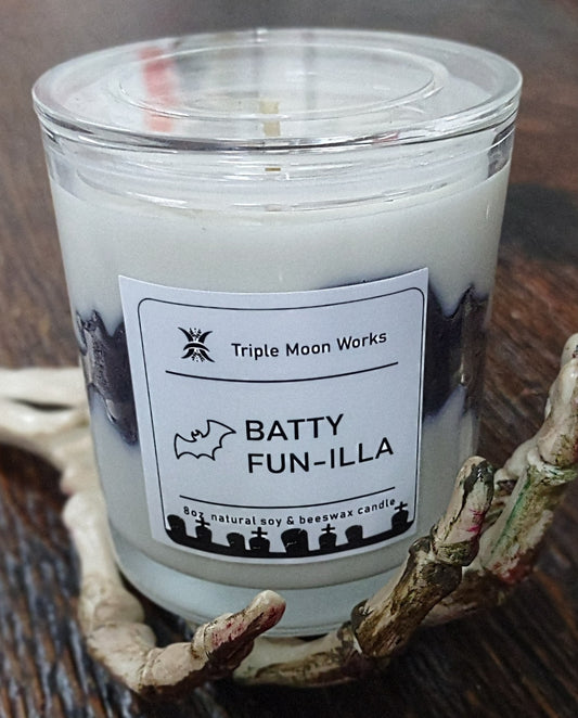 Batty Fun-illa Halloween Candle