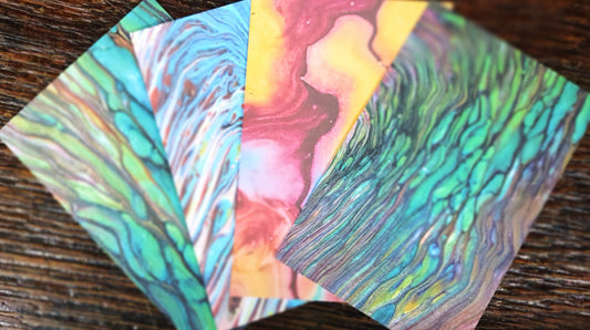 4x6 Pour Painting Postcards